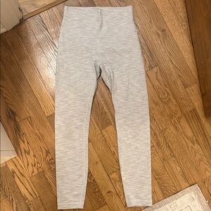 Lululemon Grey striped leggings
